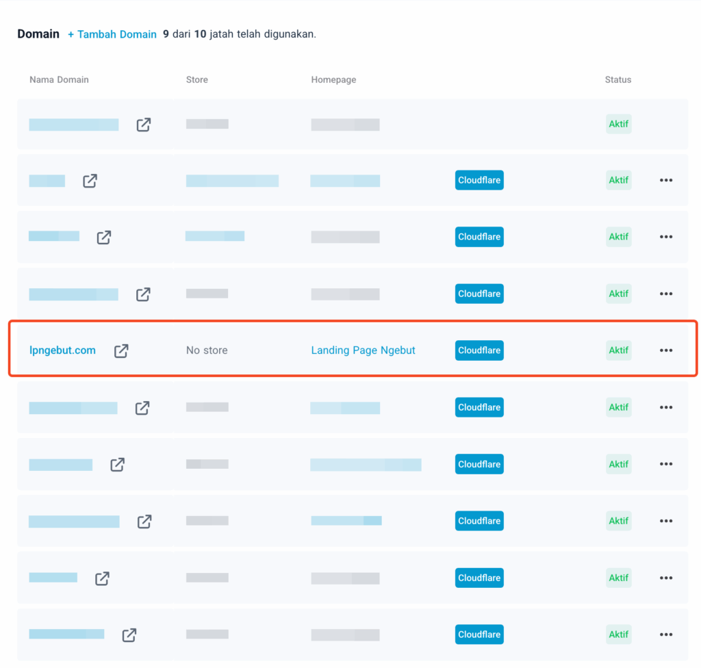 Setting cloudflare 7